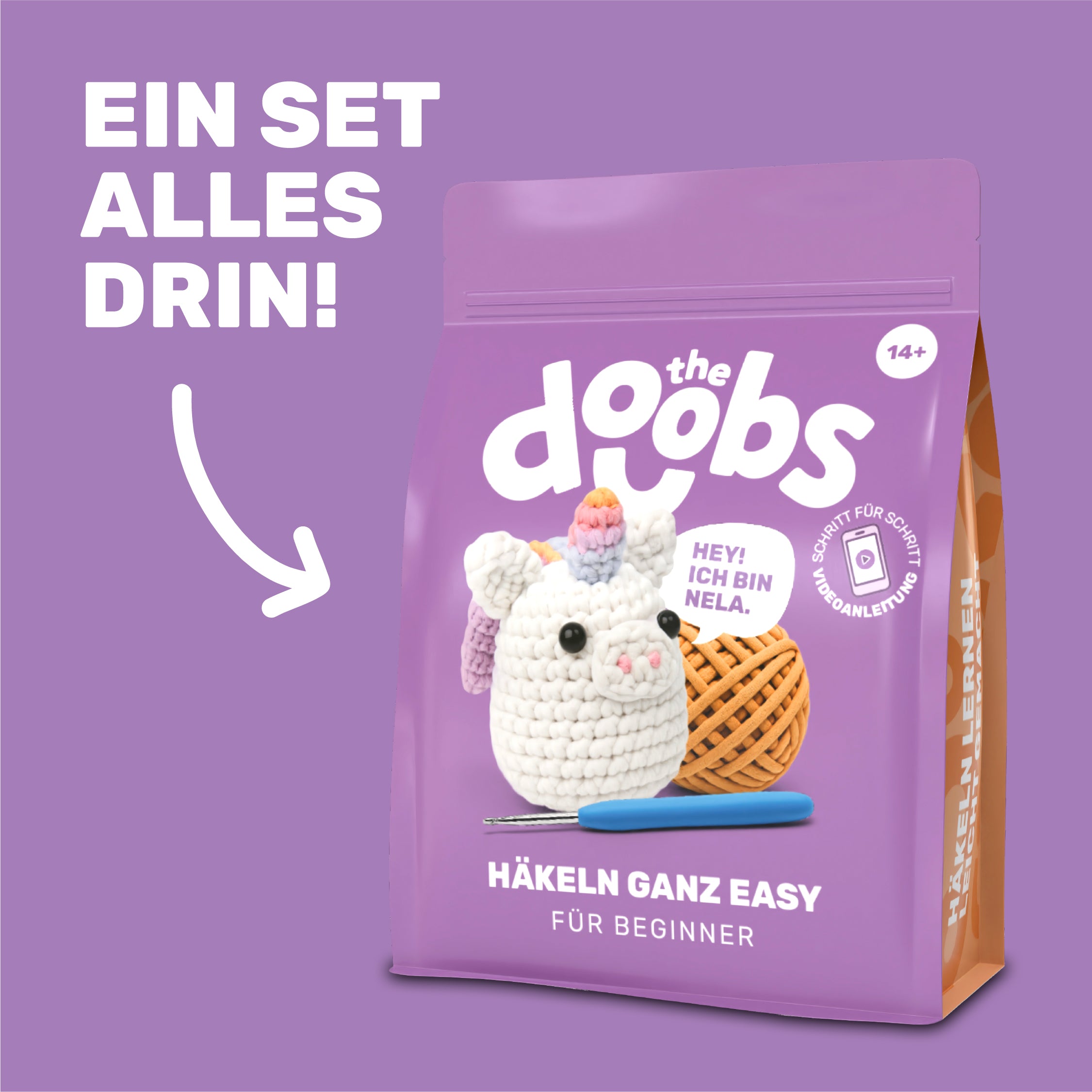 Nela das Einhorn | Häkel-Set