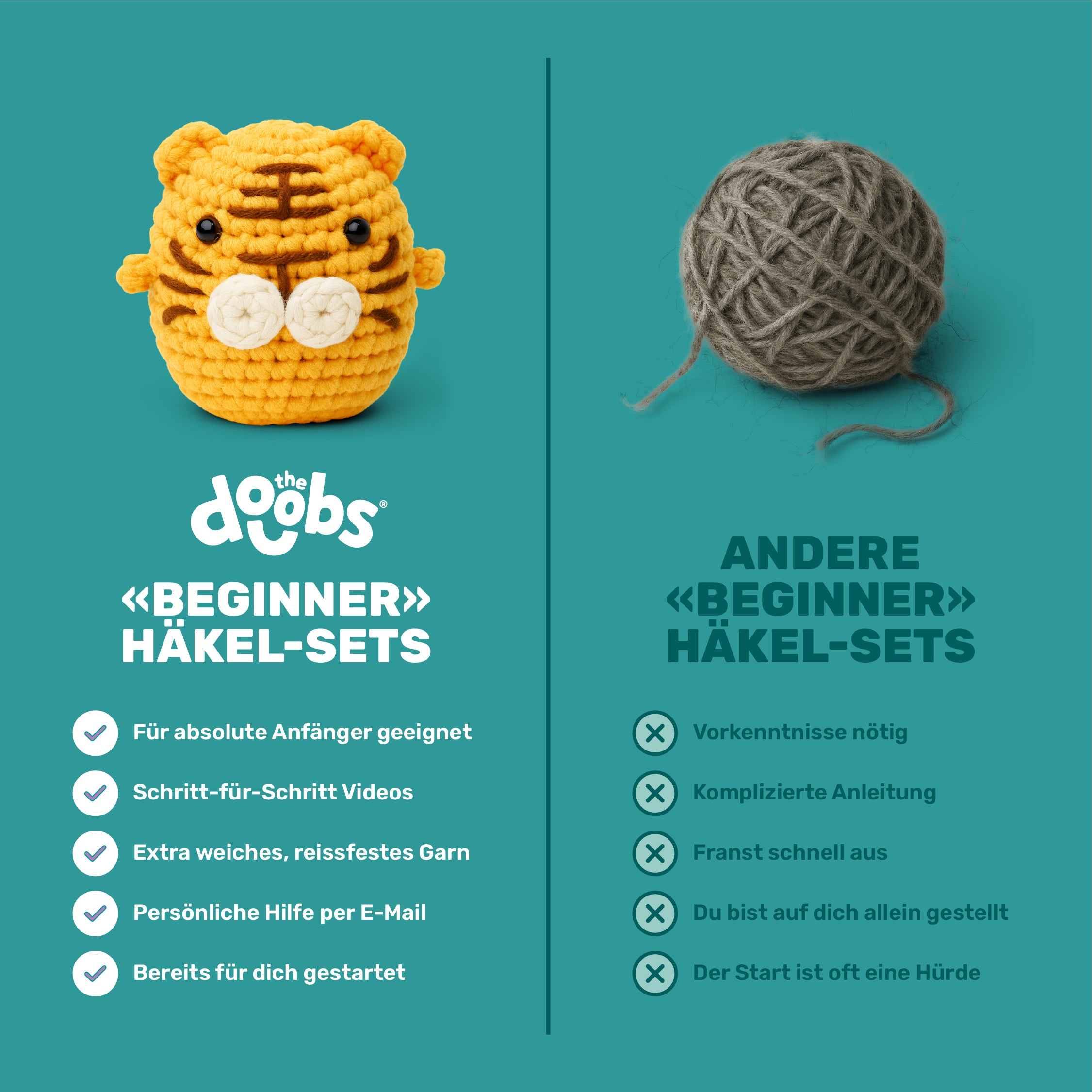 Tilu der Tiger | Häkel-Set