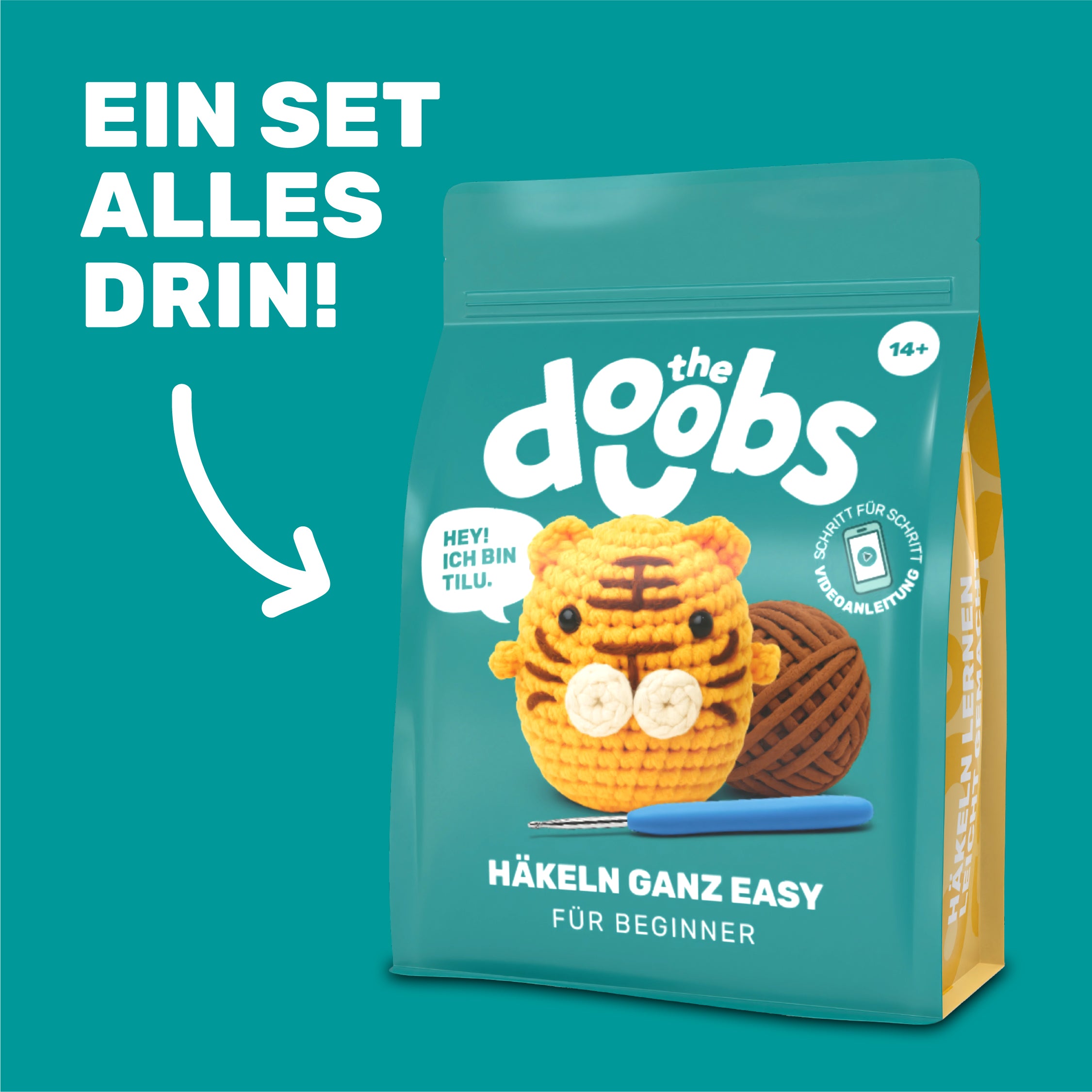 Tilu der Tiger | Häkel-Set