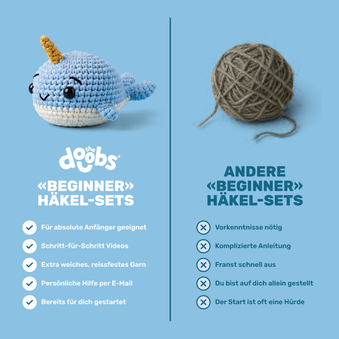 Eli der Narwal | Häkel-Set